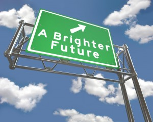 Bright Future Roadsign
