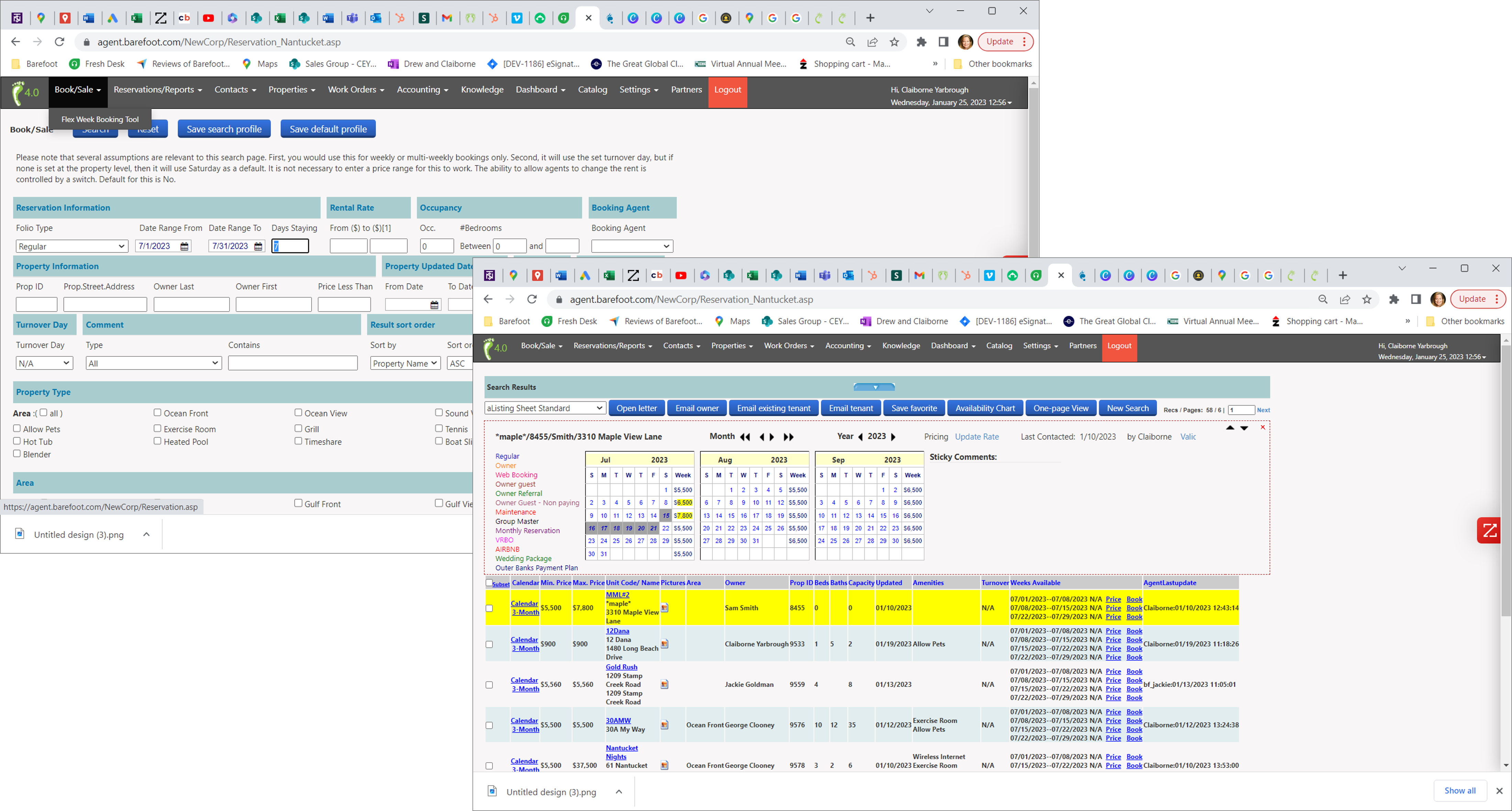 Barefoot-Flex-Week-Booking-Tool