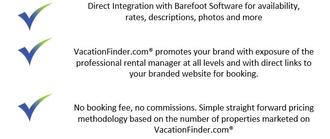 Vacation finder check points